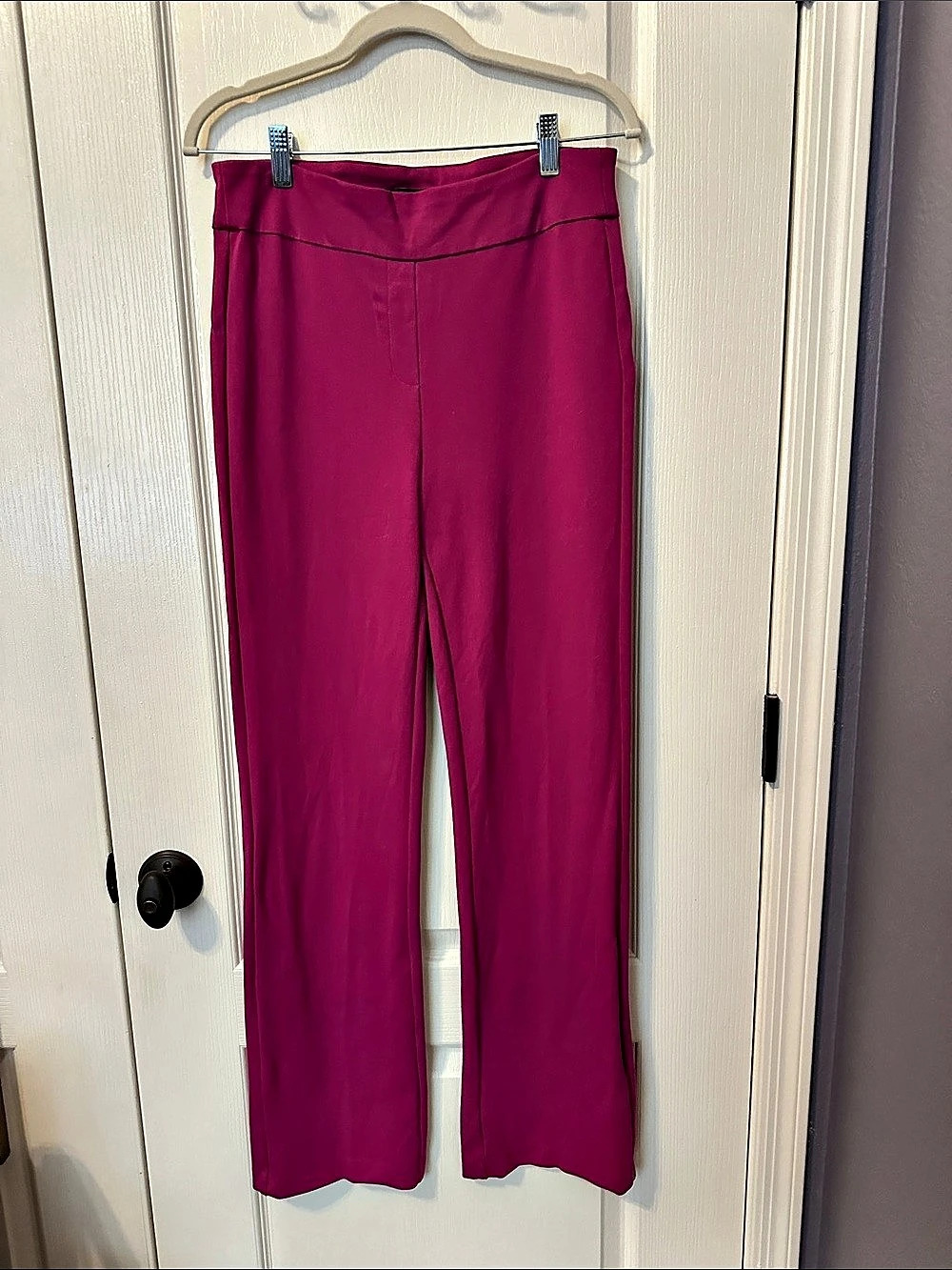 Jones & Co Straight Leg Pants in Pink Size Medium